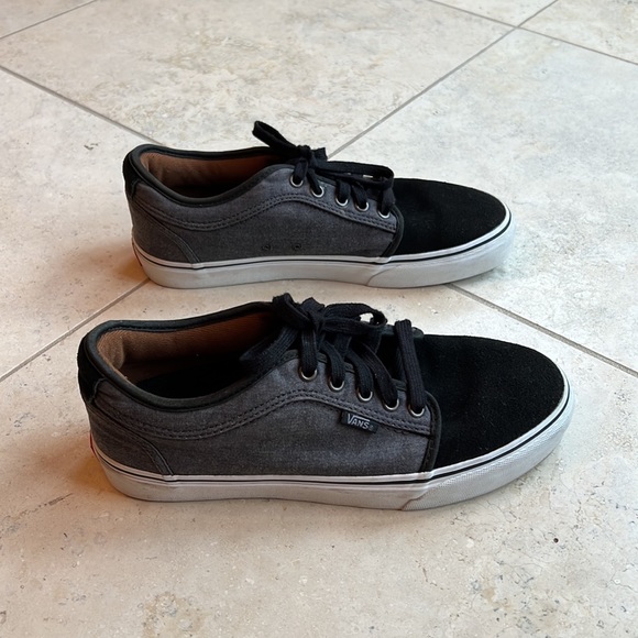 Vans Mens Size 8 black And Gray Shoes - Picture 3 of 5